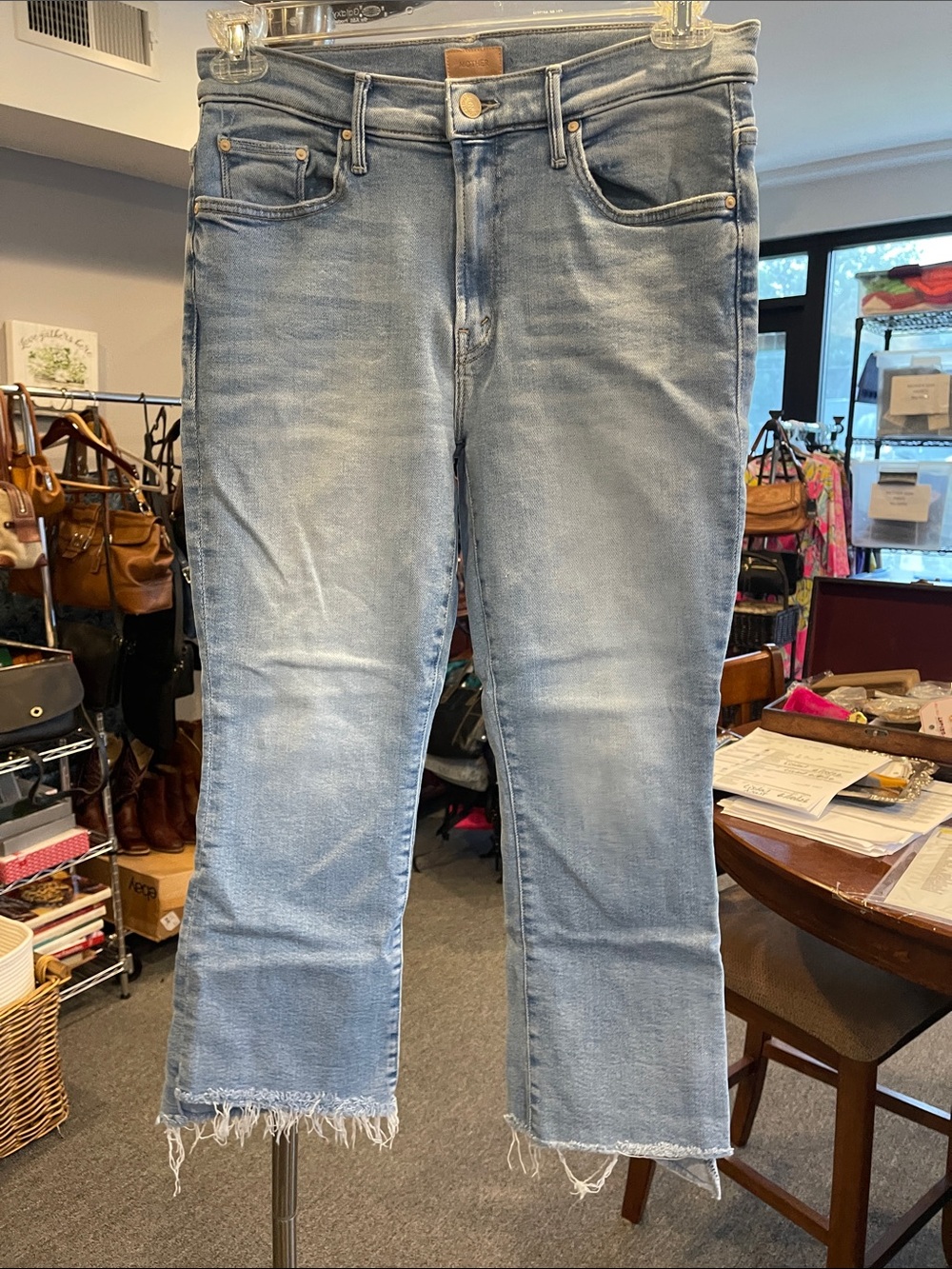 Lil Insider Crop Step Fray”: size 29, Limited Edition wash, high waist Normcore